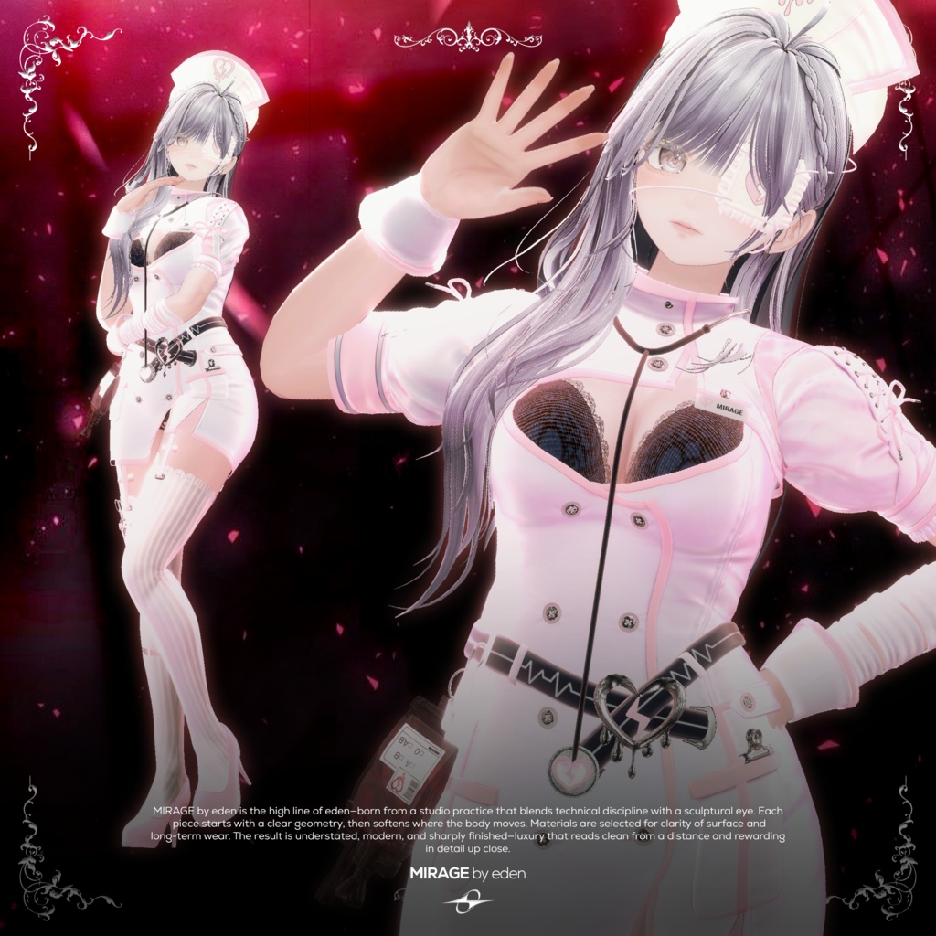 ✨セール中✨ Fragile_Nurse【20アバター対応】 🖤OPEN SALE🖤