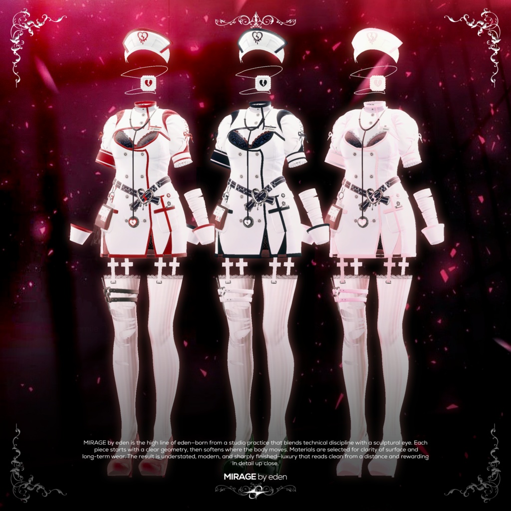 ✨セール中✨ Fragile_Nurse【20アバター対応】 🖤OPEN SALE🖤