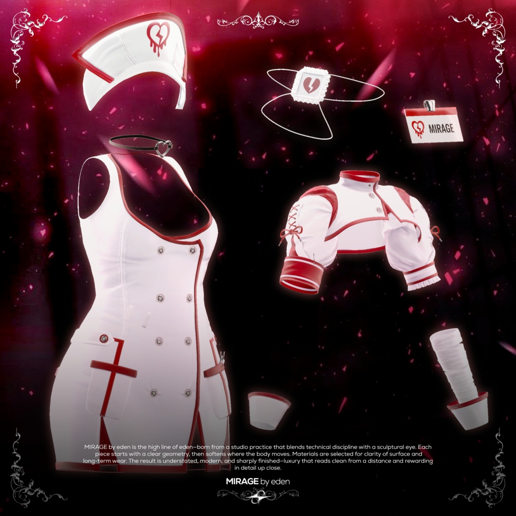 ✨セール中✨ Fragile_Nurse【20アバター対応】 🖤OPEN SALE🖤