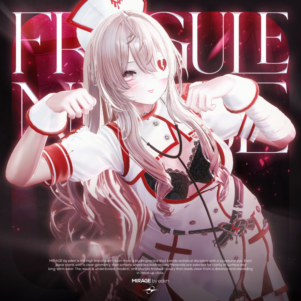 ✨セール中✨ Fragile_Nurse【20アバター対応】  🖤OPEN SALE🖤