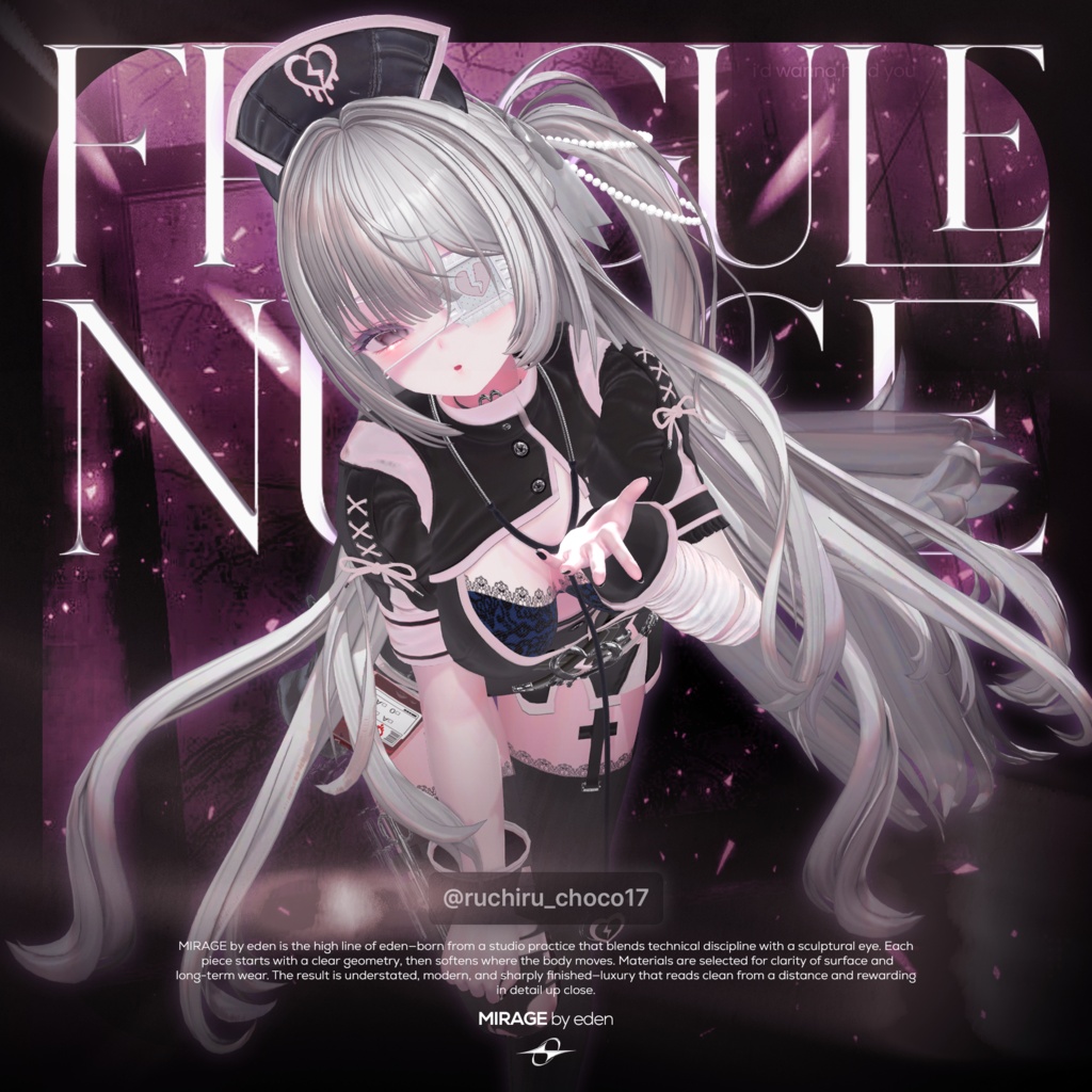 ✨セール中✨ Fragile_Nurse【20アバター対応】 🖤OPEN SALE🖤