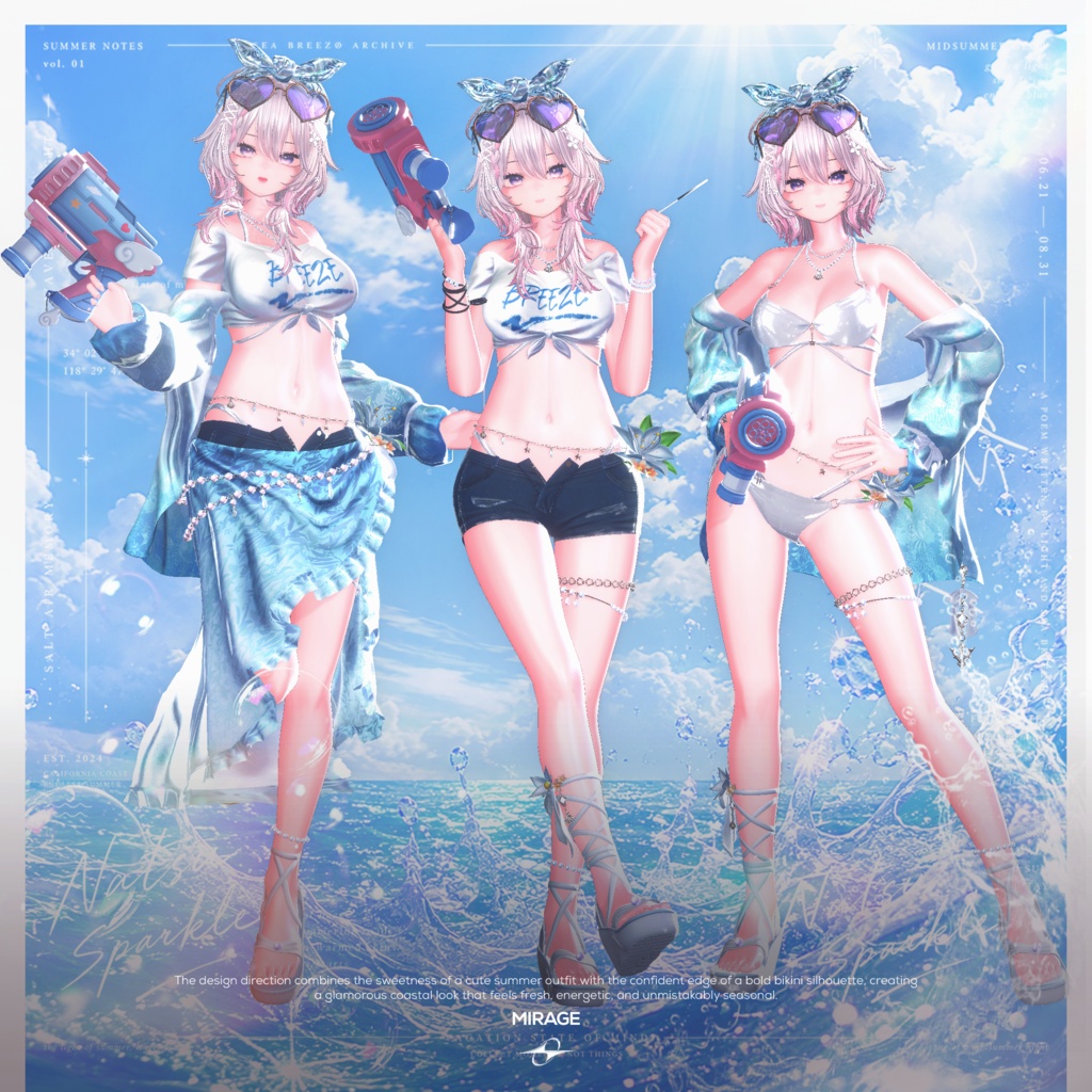 ✨セール中✨ Natsu Sparkle 【19アバター対応】🩵発売間近🩵