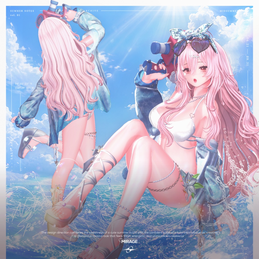 ✨セール中✨ Natsu Sparkle 【19アバター対応】🩵発売間近🩵