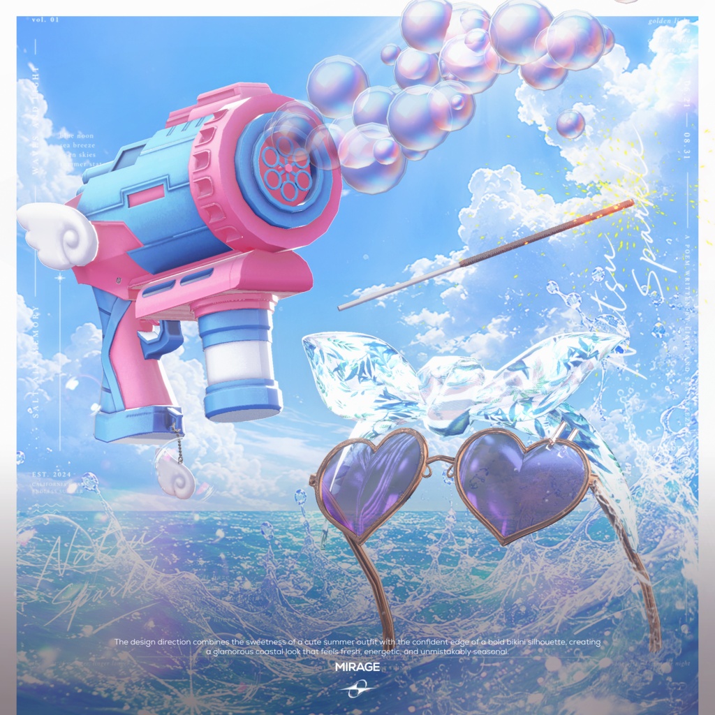 ✨セール中✨ Natsu Sparkle 【19アバター対応】🩵発売間近🩵
