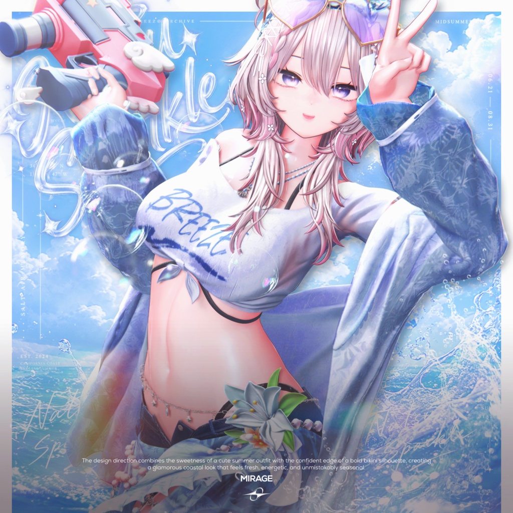 ✨セール中✨ Natsu Sparkle 【19アバター対応】🩵発売間近🩵
