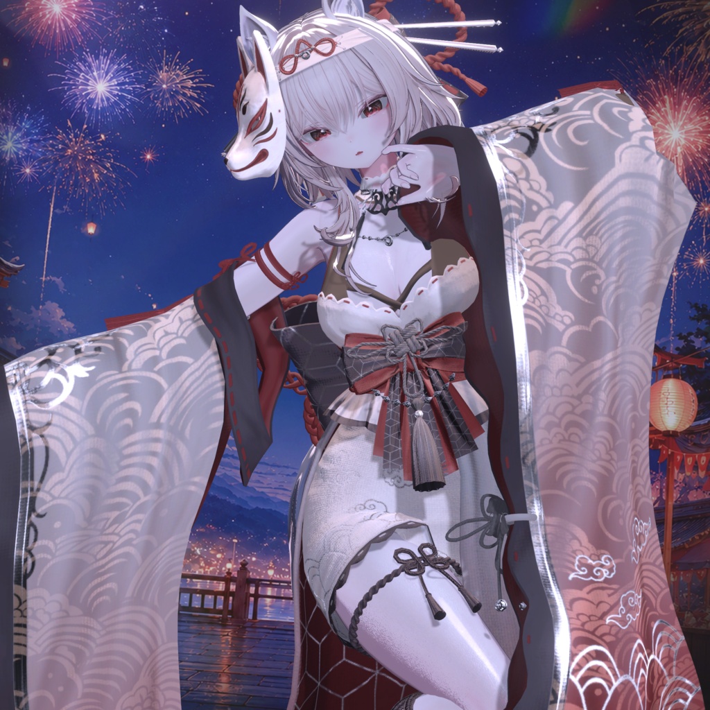 ✨SUMMER SALE✨ Kitsunebi 狐火【21アバター対応】🦊🔥