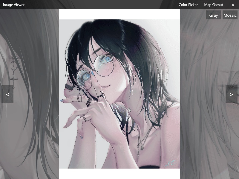 COLOR NEXUS ─ イラスト制作用フォトビューアー+色域分析ツール