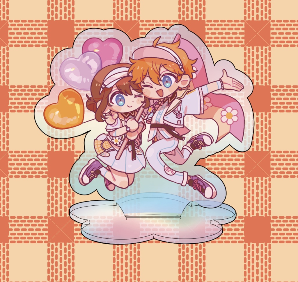 スバあんオーロラアクリルスタンド ハッピーチャーム