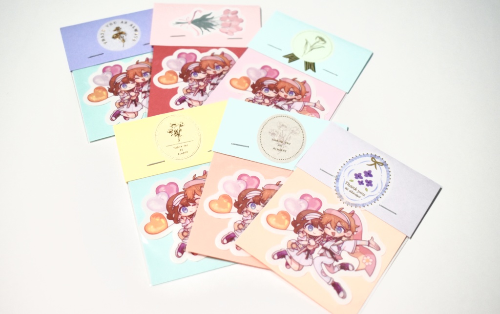 スバあんクリアステッカー ハッピーチャーム 