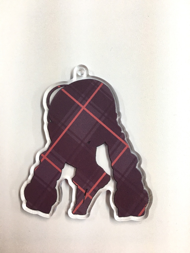 秋のウナきりアクリルキーホルダー