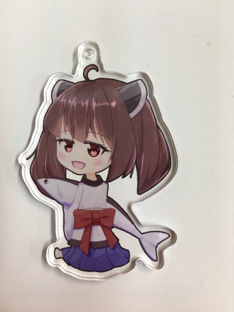 秋のウナきりアクリルキーホルダー