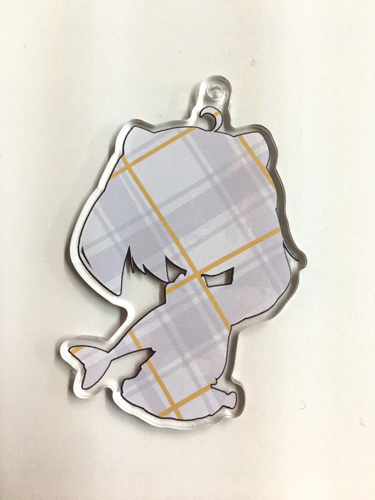 秋のウナきりアクリルキーホルダー