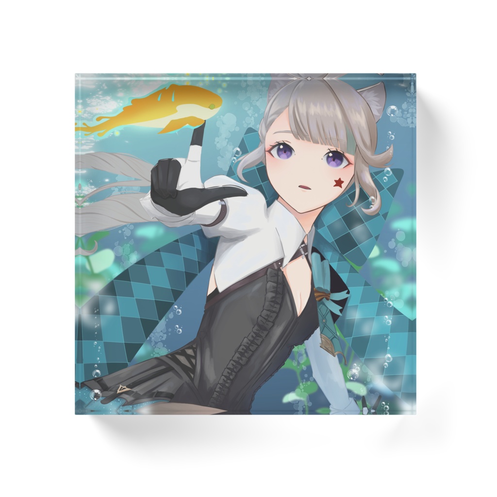 リネット水中アクリルブロック