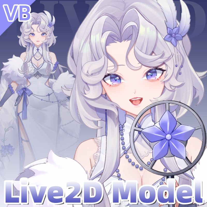 【live2dモデル】歌舞堂の歌姫（VtubeStudio対応）[女]