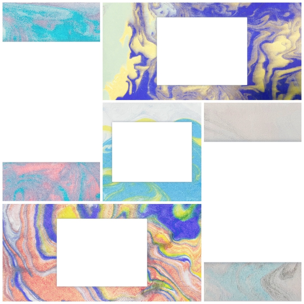 【無料版有】マーブリング背景素材【ココフォリア素材】