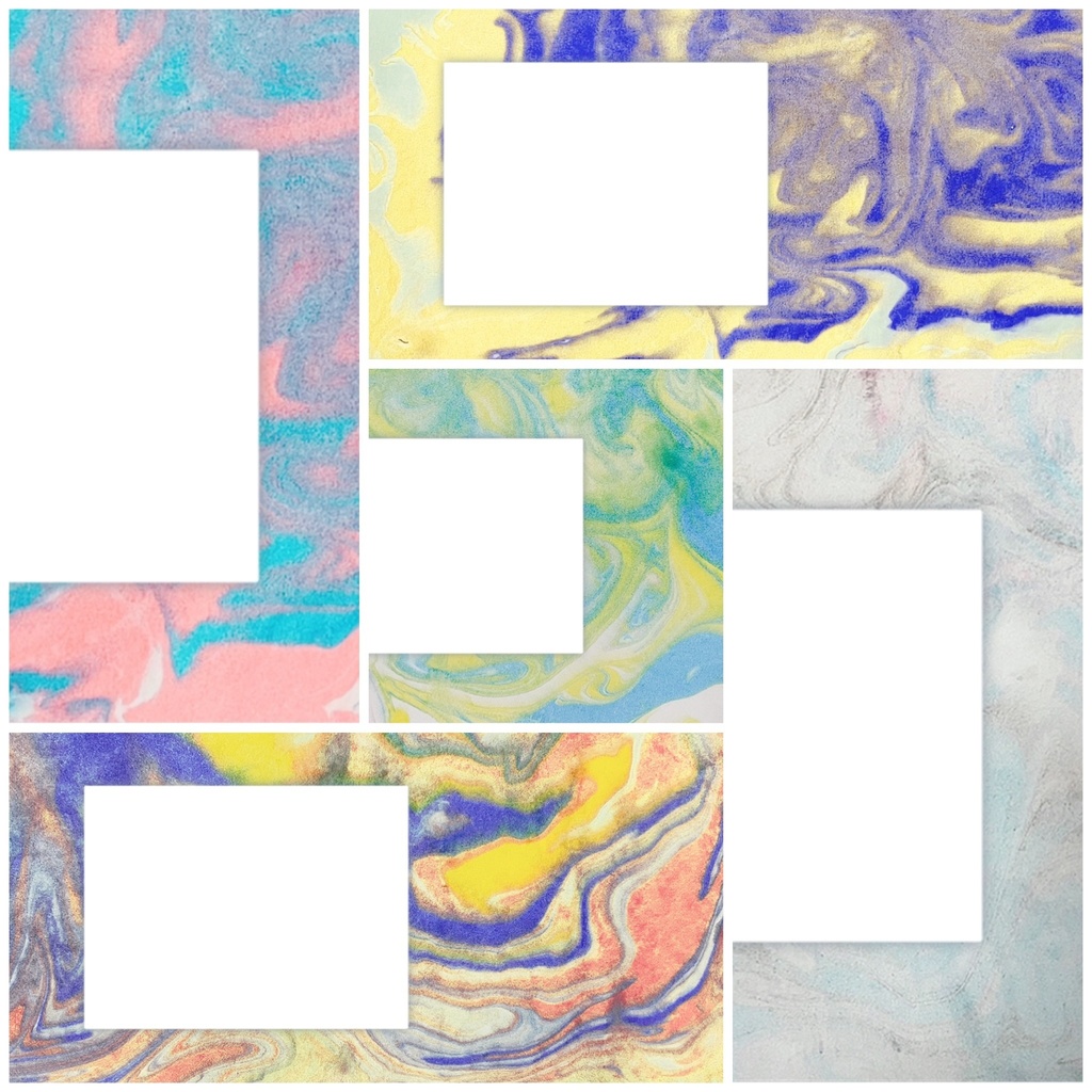 【無料版有】マーブリング背景素材【ココフォリア素材】