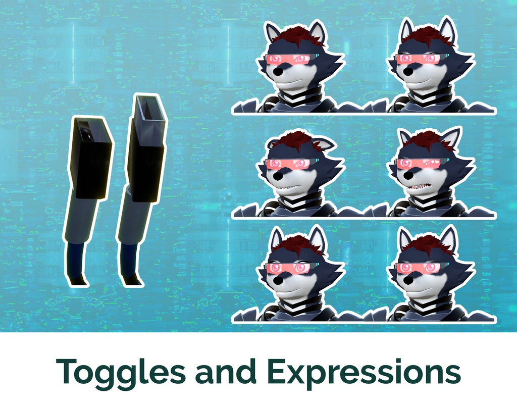 Cyberwolf Tyller - Vrchat PC + Quest