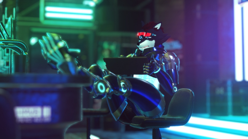 Cyberwolf Tyller - Vrchat PC + Quest