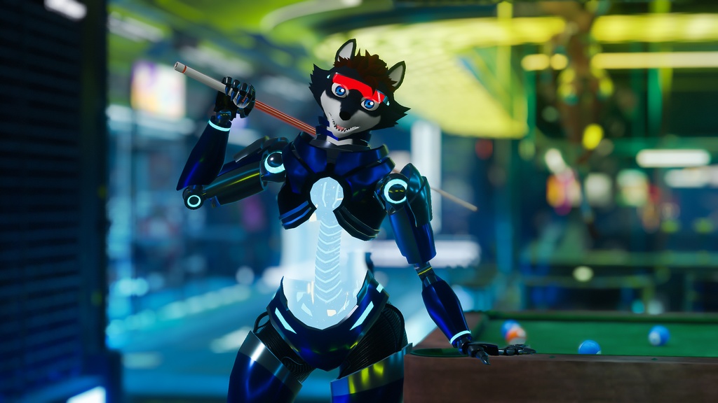 Cyberwolf Tyller - Vrchat PC + Quest