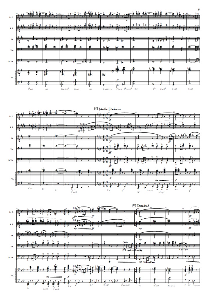 「Super Blacrime - 紺漣」の楽譜データ (pdf)