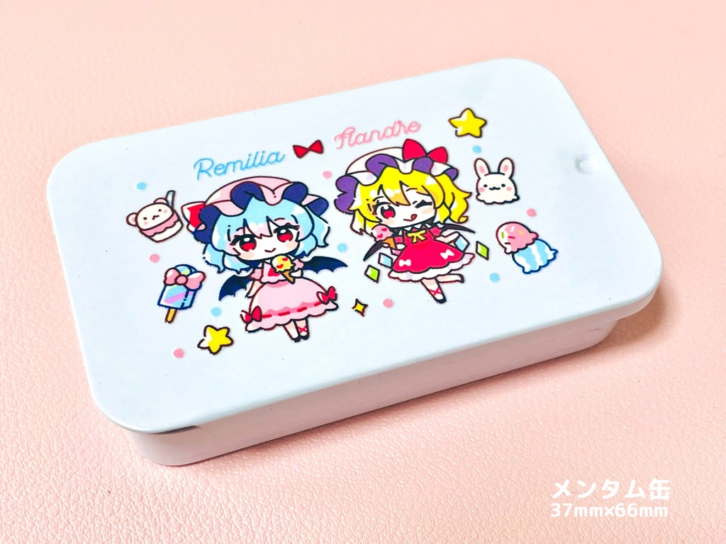 シール付きメンタム缶