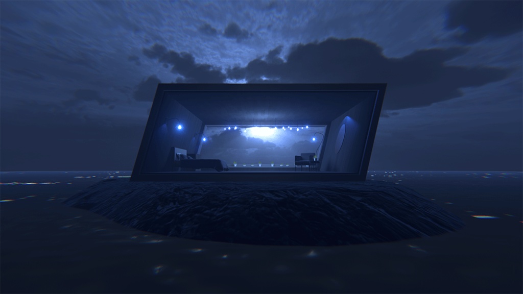 【VRChatワールド】Room S6 【動く海】