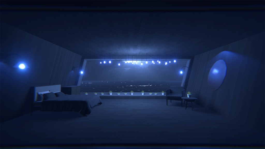 【VRChatワールド】Room S6 【動く海】