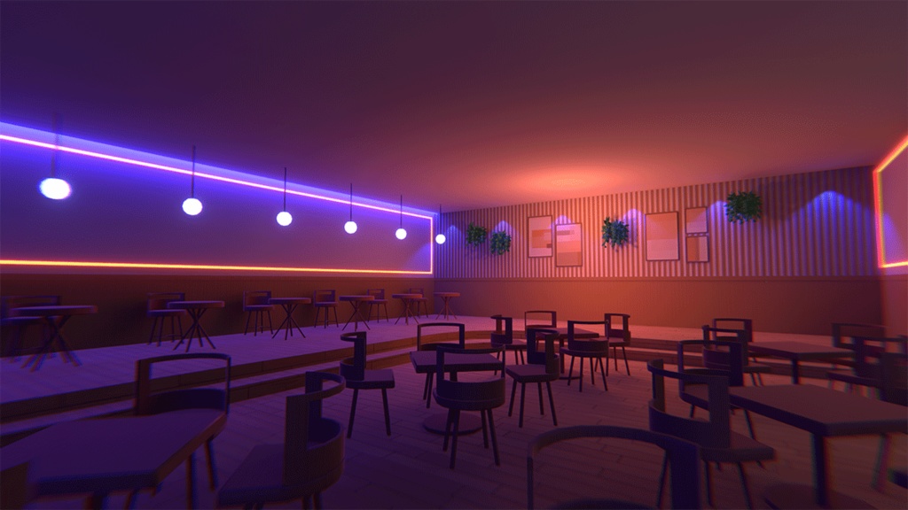 【VRChatワールド】Cafe/Bar