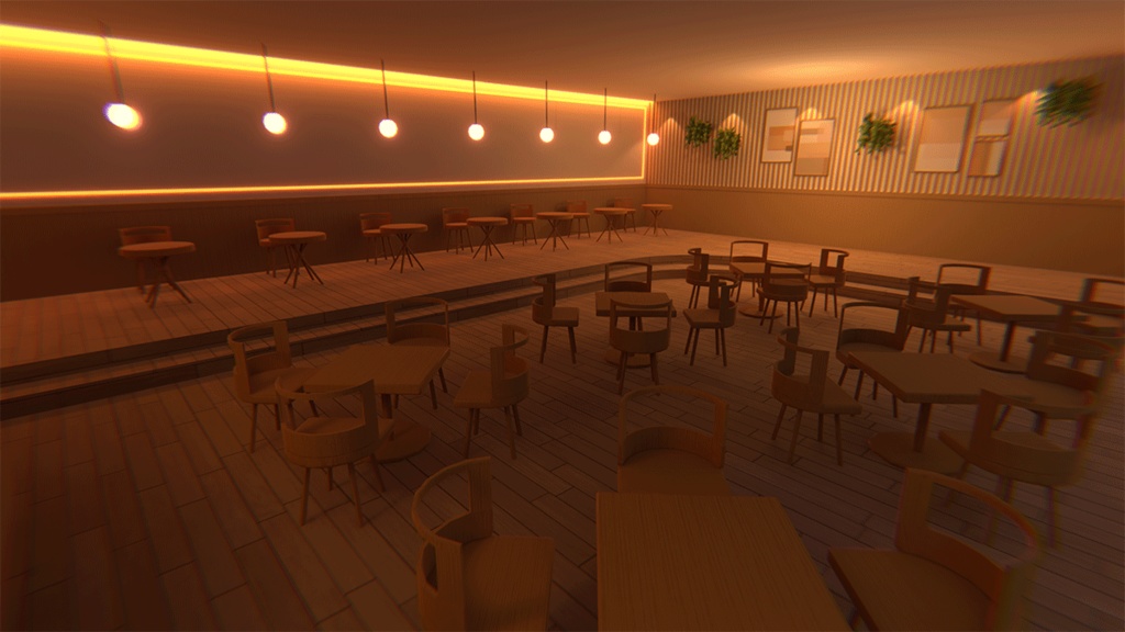 【VRChatワールド】Cafe/Bar