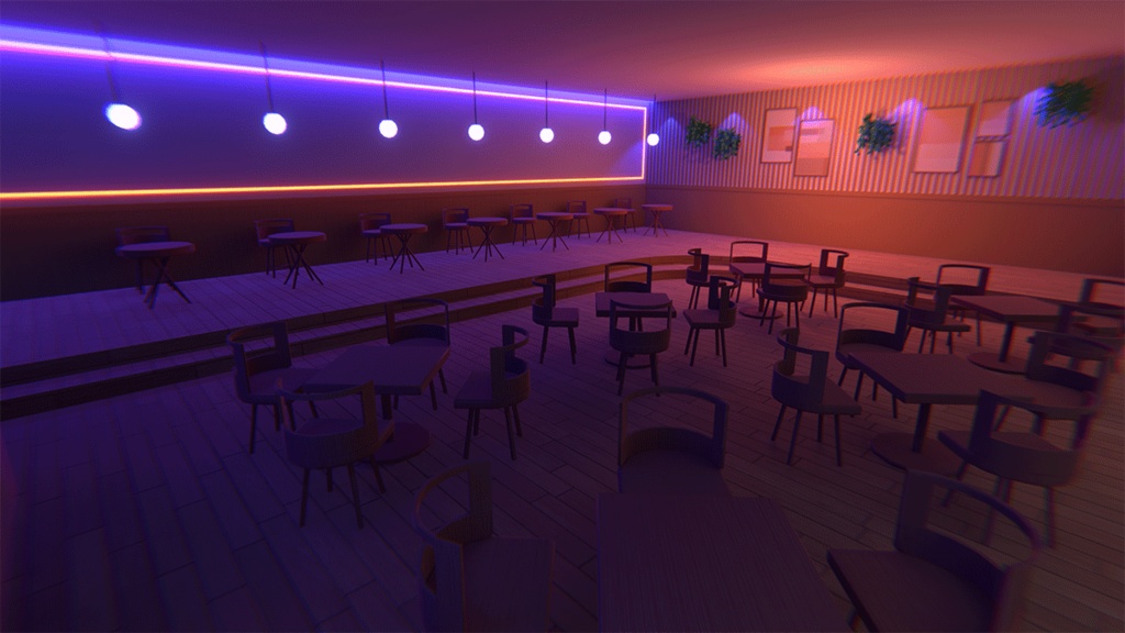 【VRChatワールド】Cafe/Bar