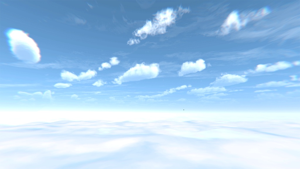 【VRChatワールド】動く雲海シェーダー