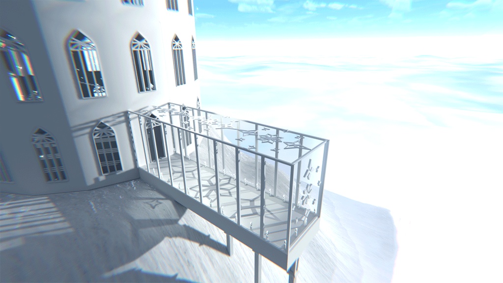 【VRChatワールド】Tower N2 【動く雲】
