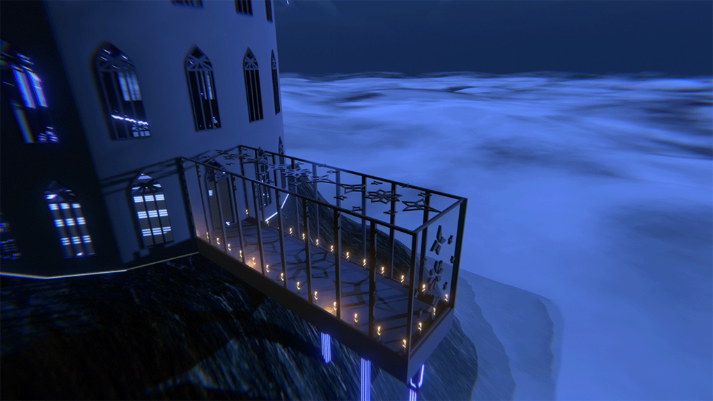 【VRChatワールド】Tower N2 【動く雲】