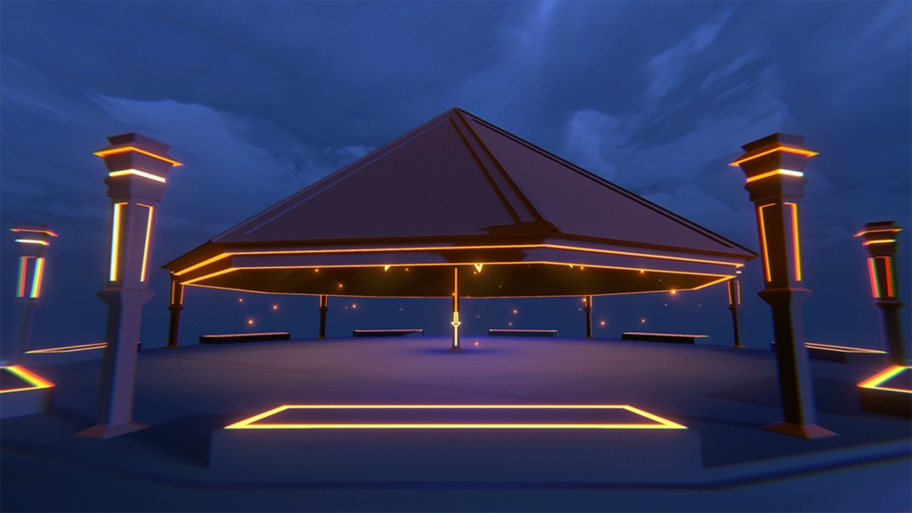 【VRChatワールド】Tower N2 【動く雲】