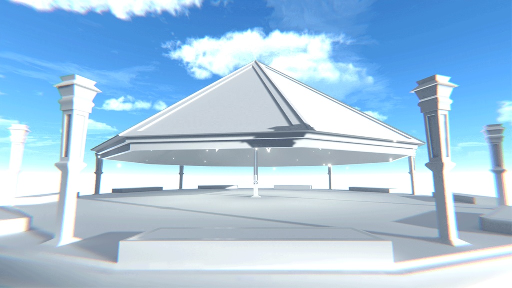 【VRChatワールド】Tower N2 【動く雲】