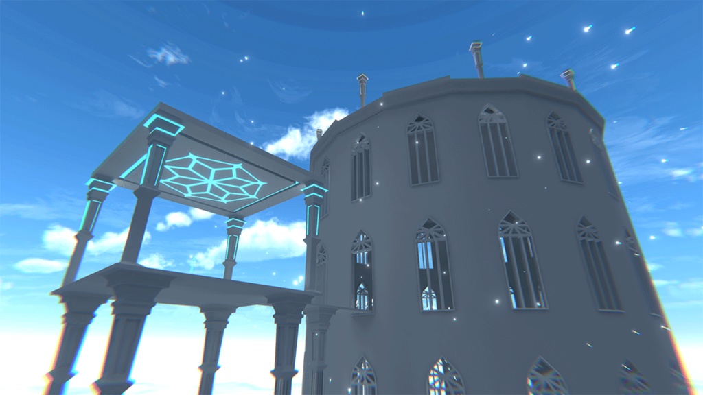 【VRChatワールド】Tower N2 【動く雲】