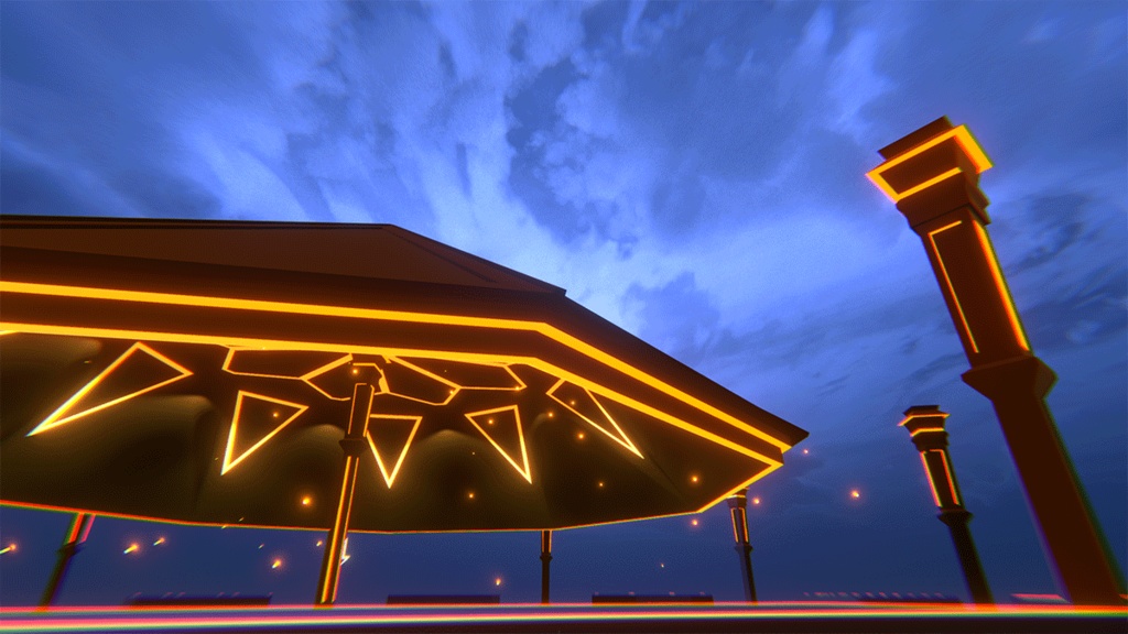 【VRChatワールド】Tower N2 【動く雲】