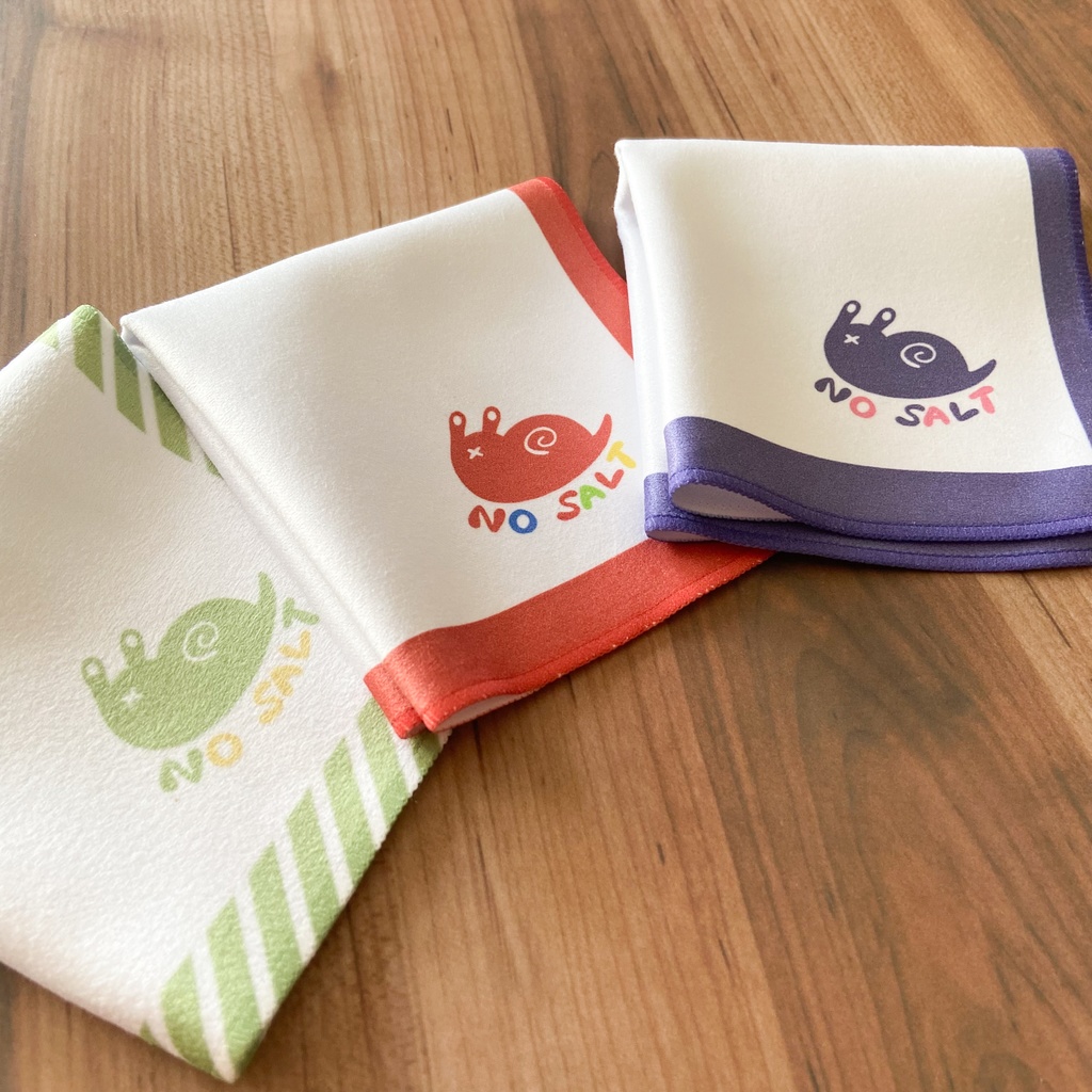 【完売御礼】かたつむりの泣かないでハンカチセット -Snail's Cry No More Handkerchief Set-