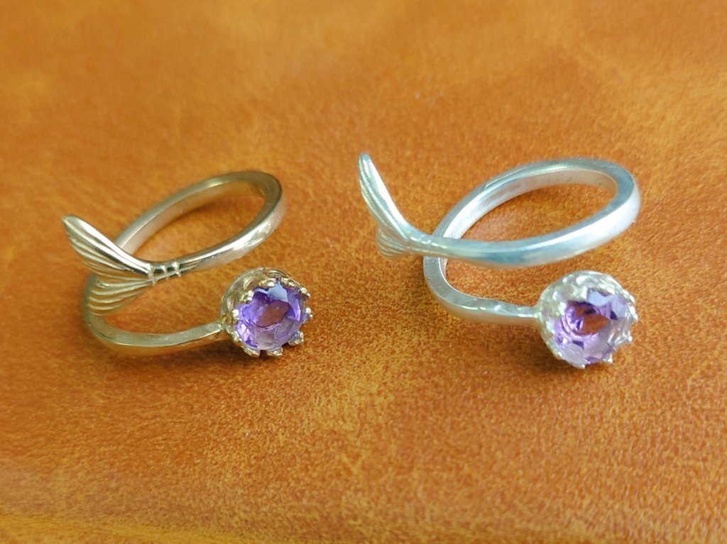 マーメイドリング アメジスト