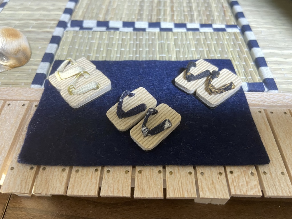 御大名の雪駄(黒足袋セット)