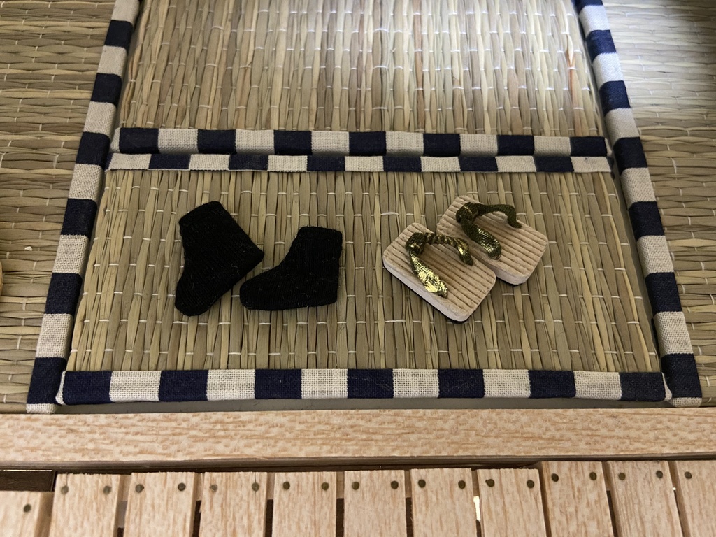 御大名の雪駄(黒足袋セット)