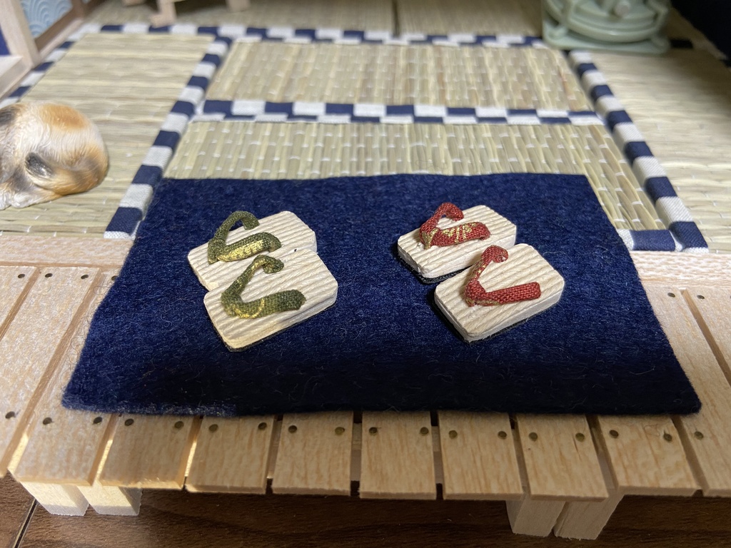 御大名の雪駄(黒足袋セット)