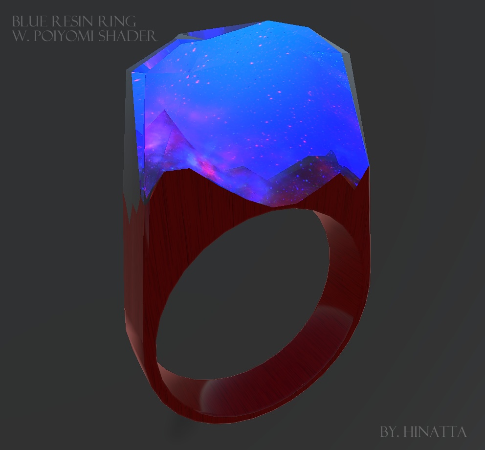 コスモスレジンリング 3Dモデル