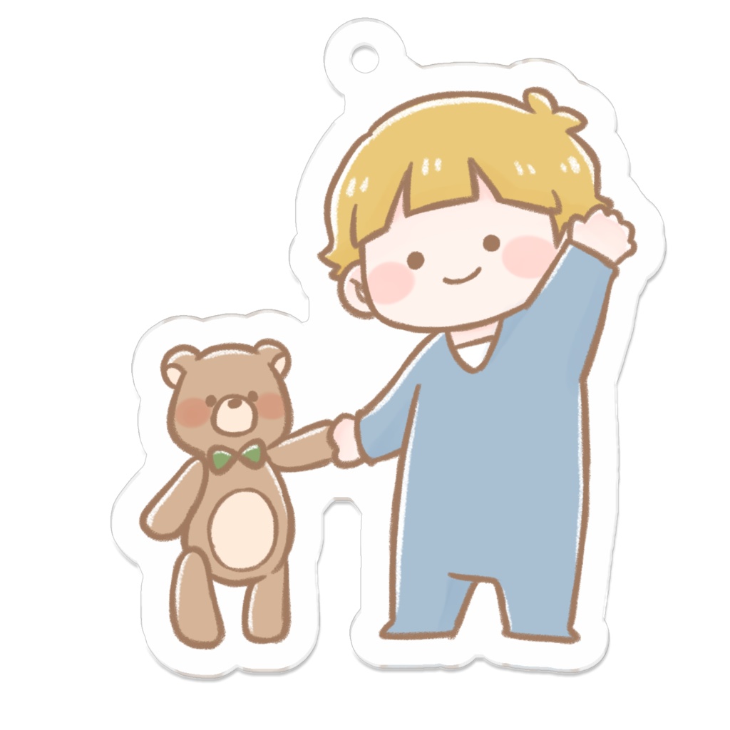 くりたろう&まろん アクリルキーホルダー