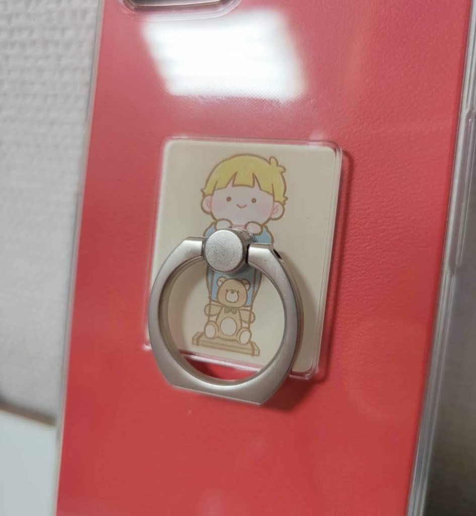 ひょっこりスマホリング