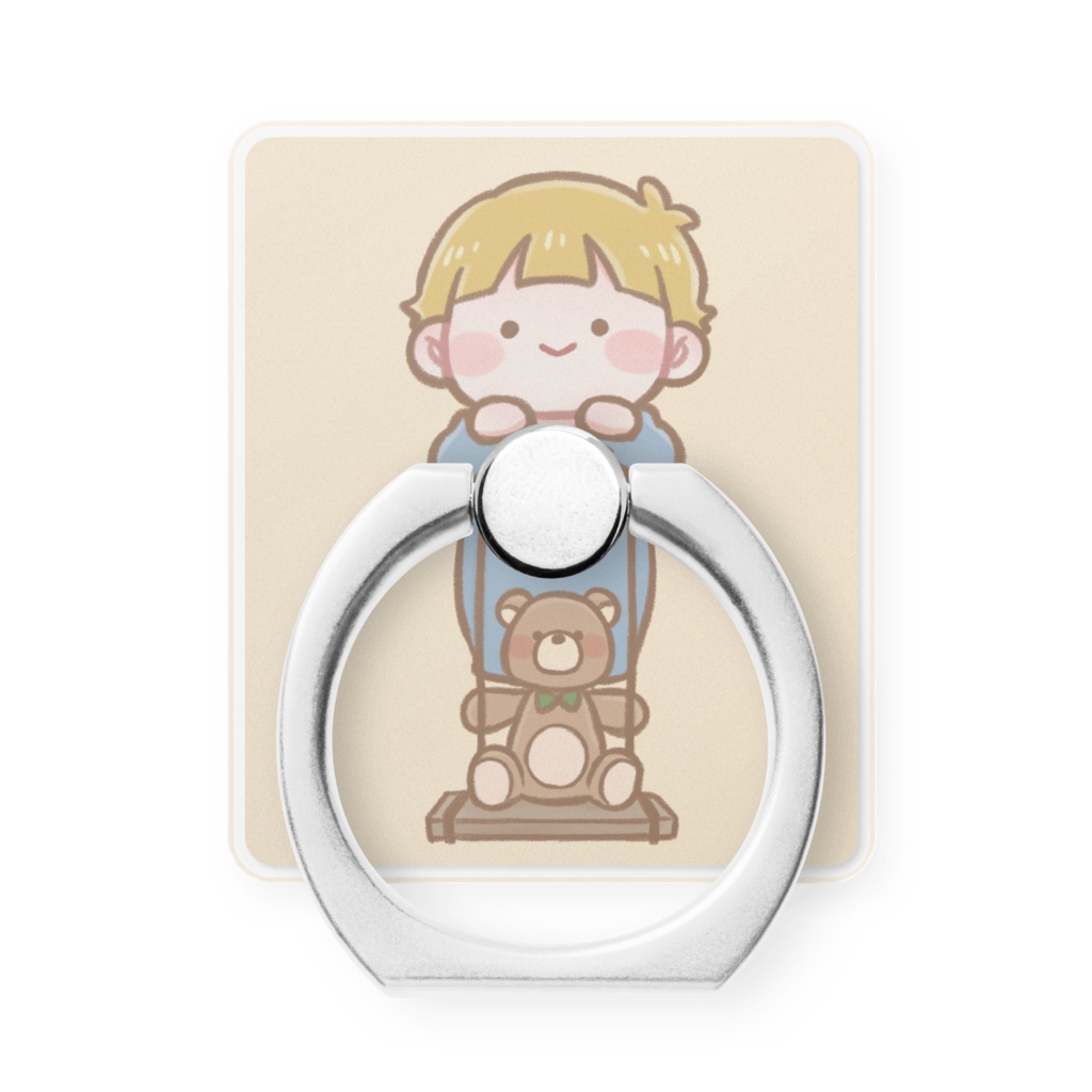 ひょっこりスマホリング