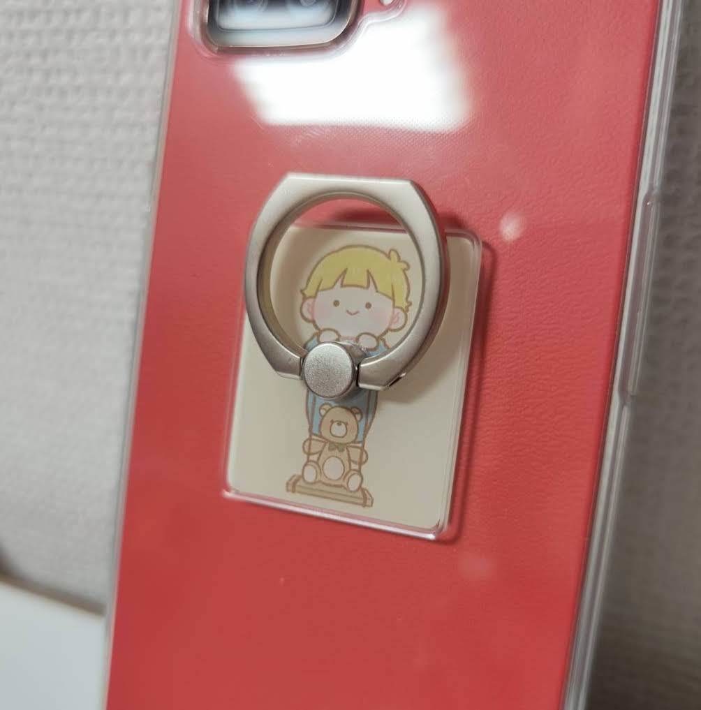 ひょっこりスマホリング