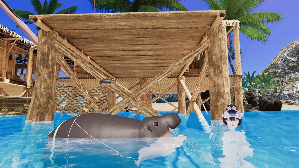 【無料】カバ用水着