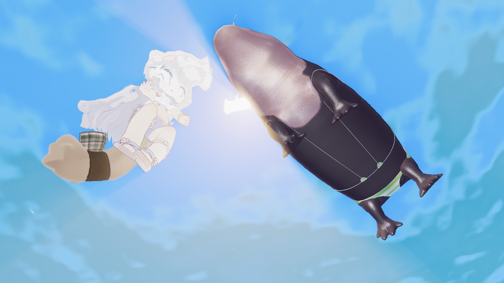 【無料】カバ用水着