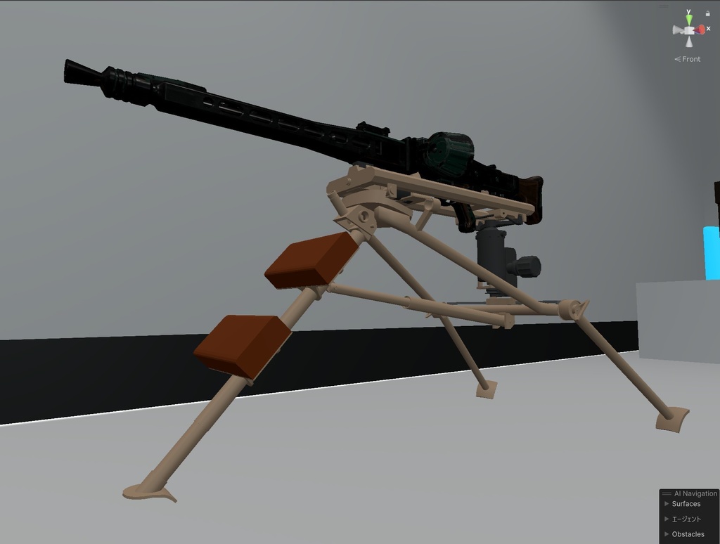 Lafette42 グロスフスMG42機関銃用三脚架